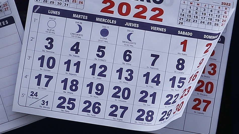 ¿Cuántos feriados quedan este 2022?: La mayoría serán en días laborales