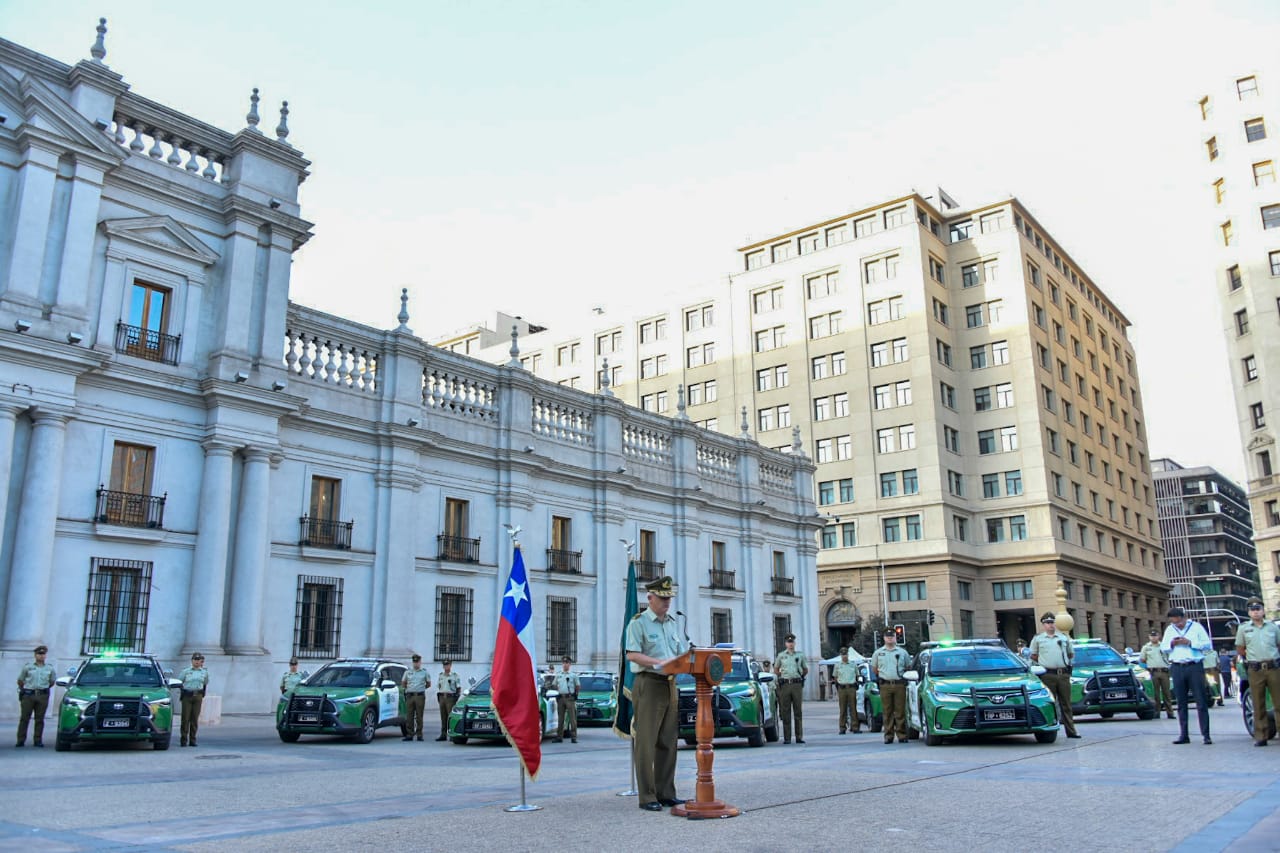 Carabineros de Chile recibe 150 vehículos para seguir trabajando en la prevención de delitos
