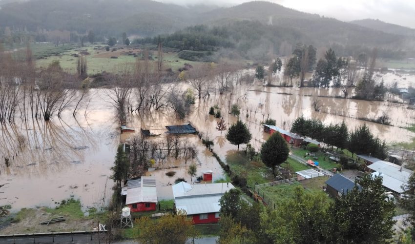 Senapred solicita evacuar sectores de Nacimiento por desborde del Río Nicodahue
