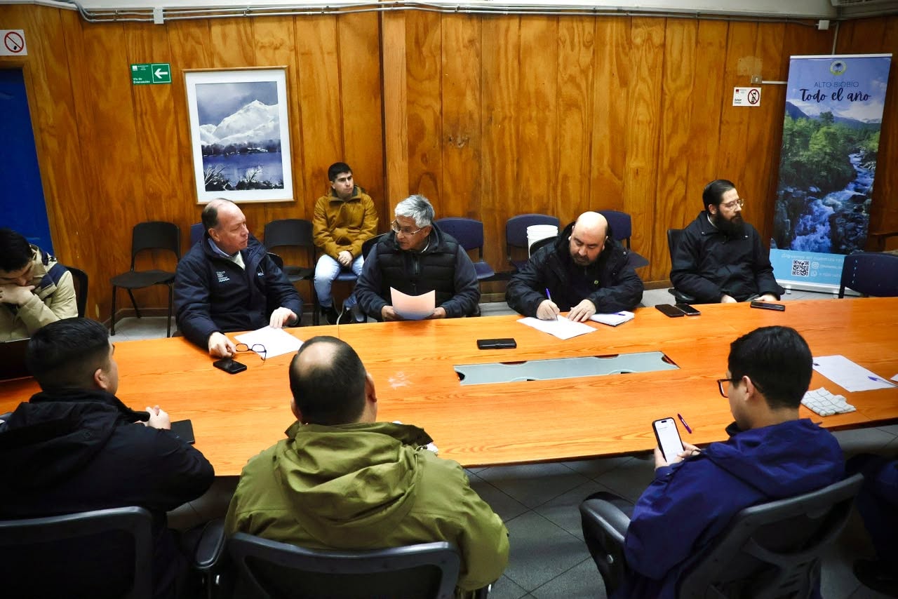 COGRID Comunal de Emergencia en Alto Biobío: Autoridades evalúan afectaciones y coordinan acciones por sistema frontal