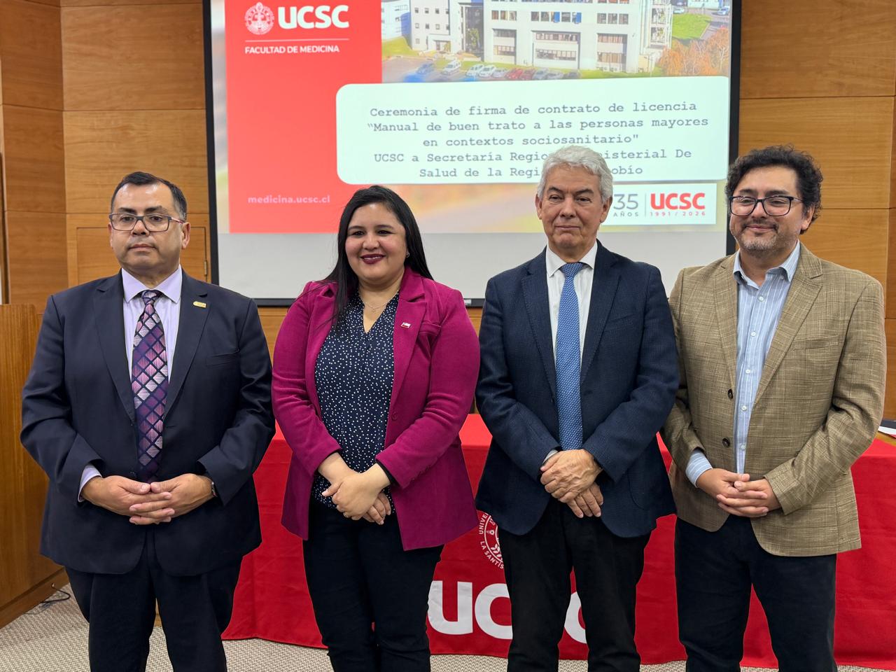 UCSC y SEREMI de Salud del Biobío consolidan trabajo conjunto para promover el buen trato a las personas mayores