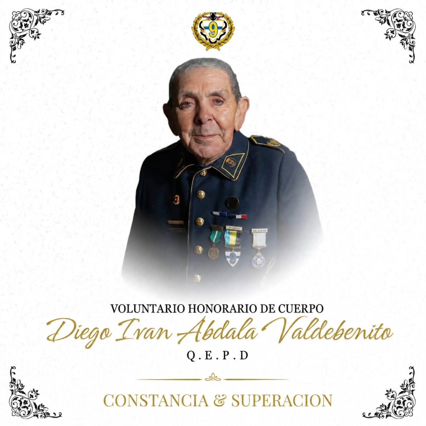 Fallece Voluntario Honorario del Cuerpo de Bomberos de Los Ángeles 