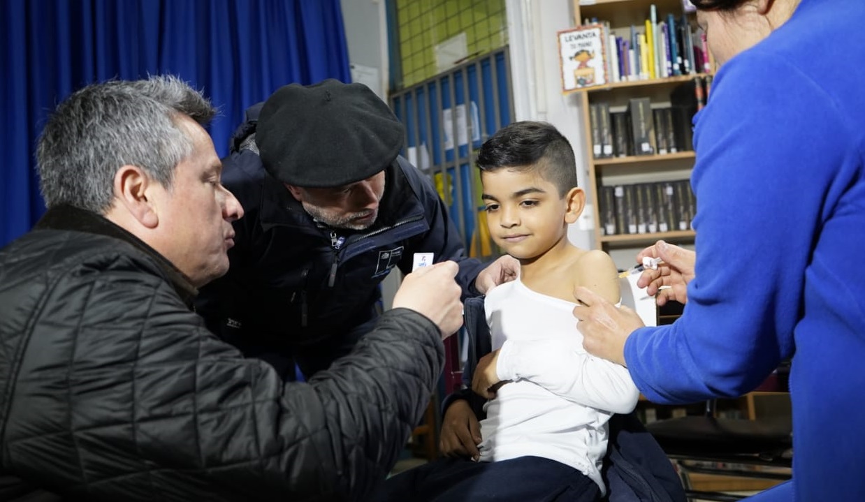 Vacunación Escolar en la Región presenta Coberturas del 62% al 65%