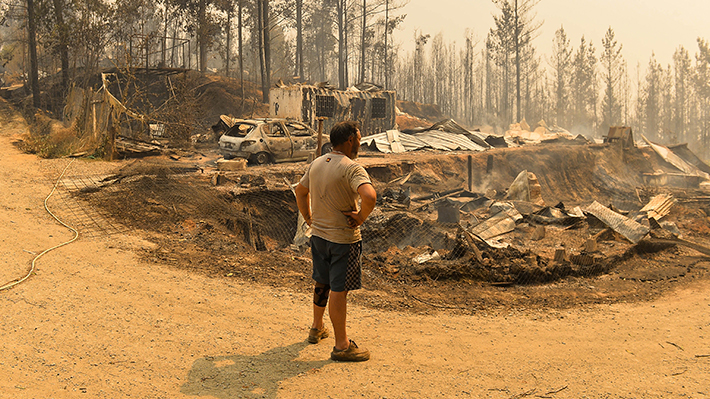 Personas desaparecidas y casas destruidas: El estado de las comunas más afectadas por los incendios forestales 