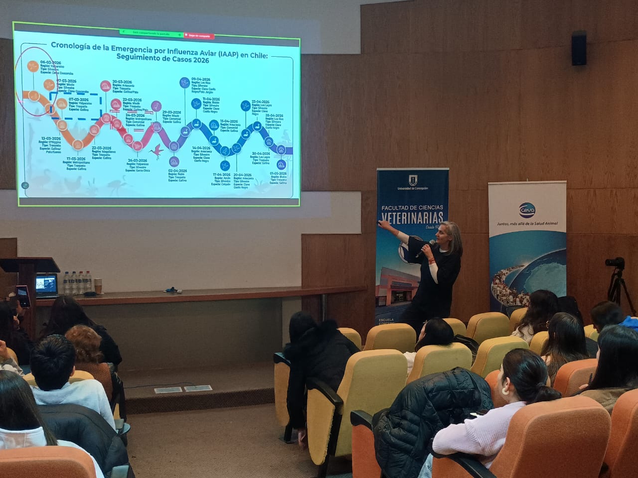 En la región del Biobío Veterinaria UdeC realiza seminario internacional sobre influenza aviar   