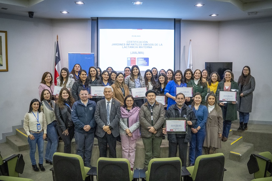 Certifican a 20 Jardines Infantiles Amigos de la Lactancia Materna