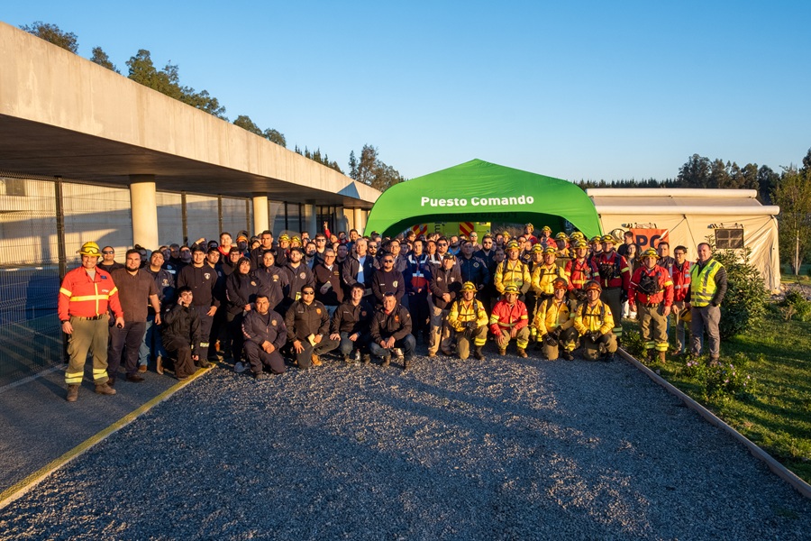 Unidos para prevenir: CMPC capacitó a 70 líderes de Bomberos del Maule, Ñuble y del Biobío de cara a temporada de incendios