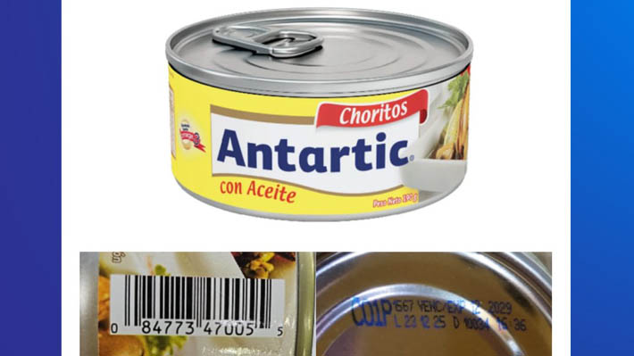 Minsal ordena retiro de choritos en conserva marca Antartic por posible presencia de peligrosa bacteria