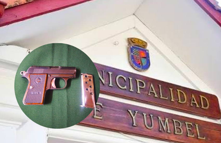 Con arresto domiciliario total quedó el encargado de Seguridad Pública de Yumbel tras ser encontrado con un arma irregular  