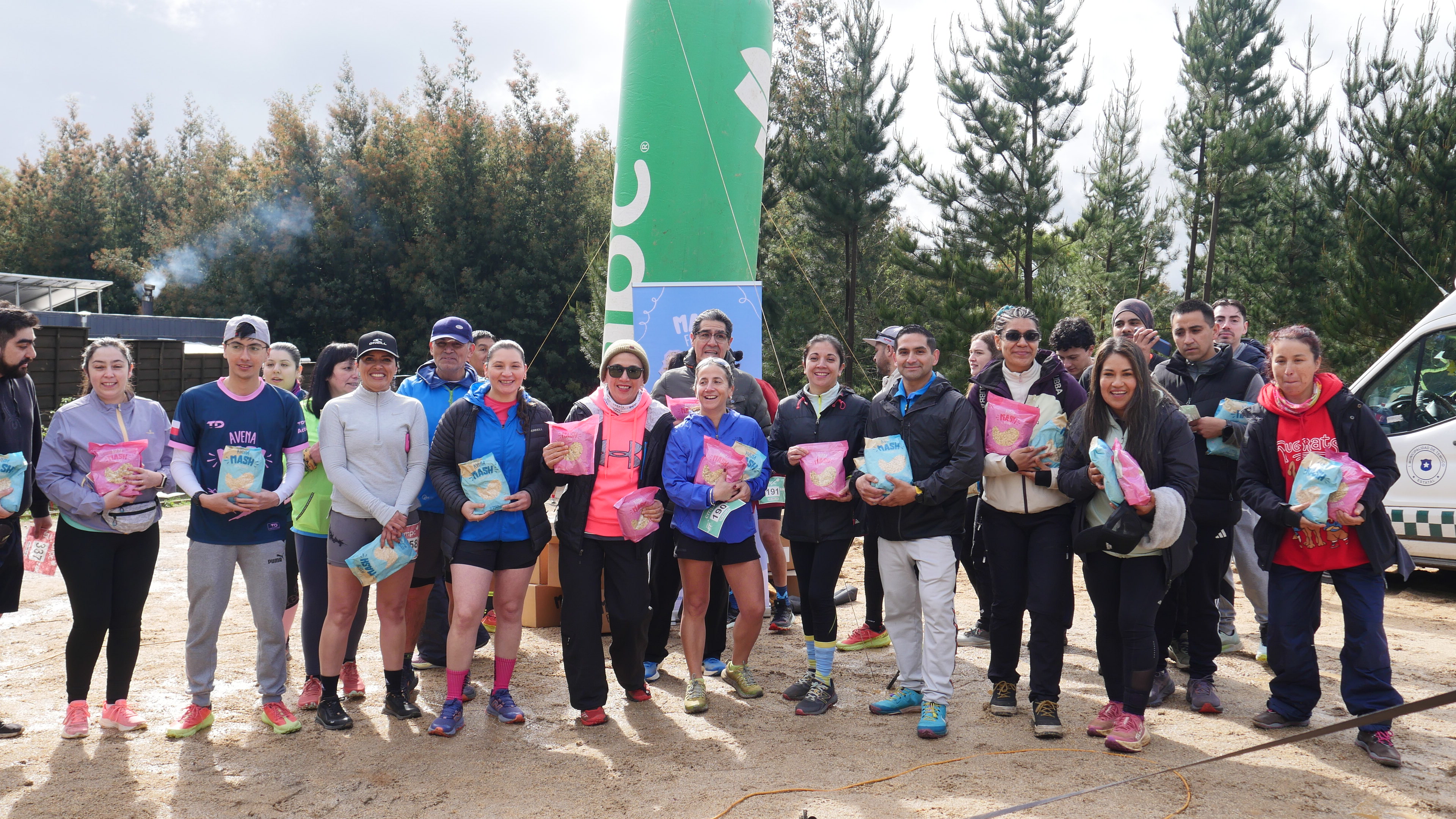 Masivo apronte: Más de 200 corredores dijeron presente en el Entrenamiento Oficial del CMPC Frontera Trail 2025