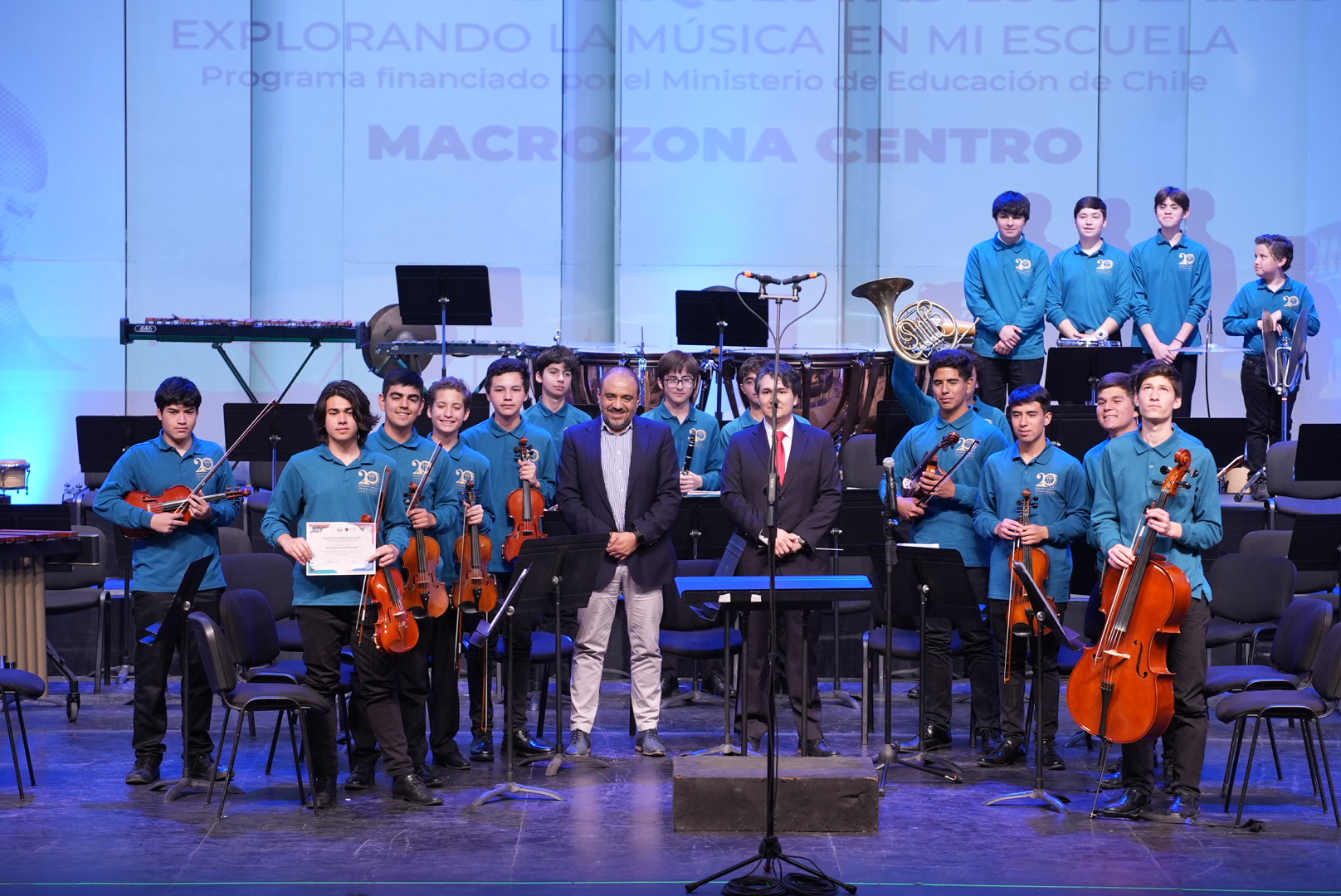 Mineduc y FOJI suman un centenar de encuentros de orquestas escolares, como parte de la reactivación educativa 