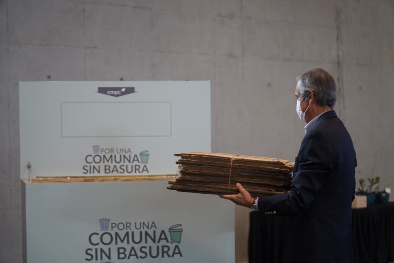 CMPC y cinco municipalidades logran reutilizar 30 toneladas de residuos