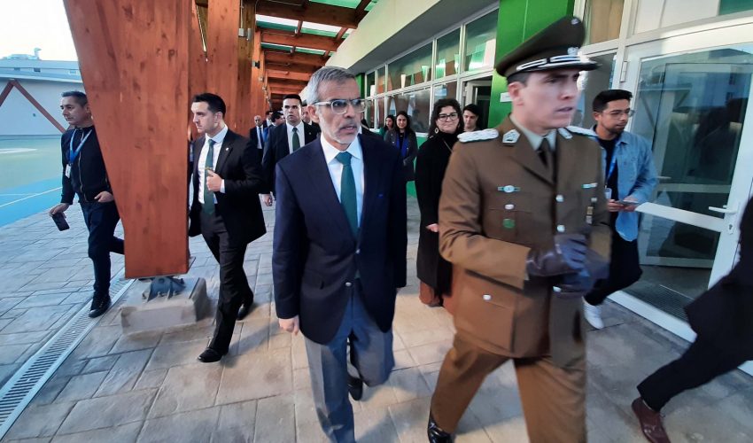 Ministro Cordero inauguró escuela de formación policial y habló de la seguridad de Concepción