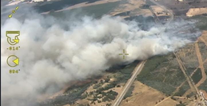 Pese a toque de queda, CMPC detectó al menos 5 incendios en Collipulli durante la noche