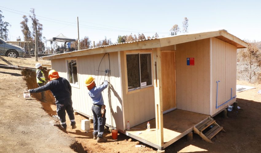 Tras mea culpa presidencial: se han emitido órdenes de compra para 28 viviendas de emergencia en Biobío
