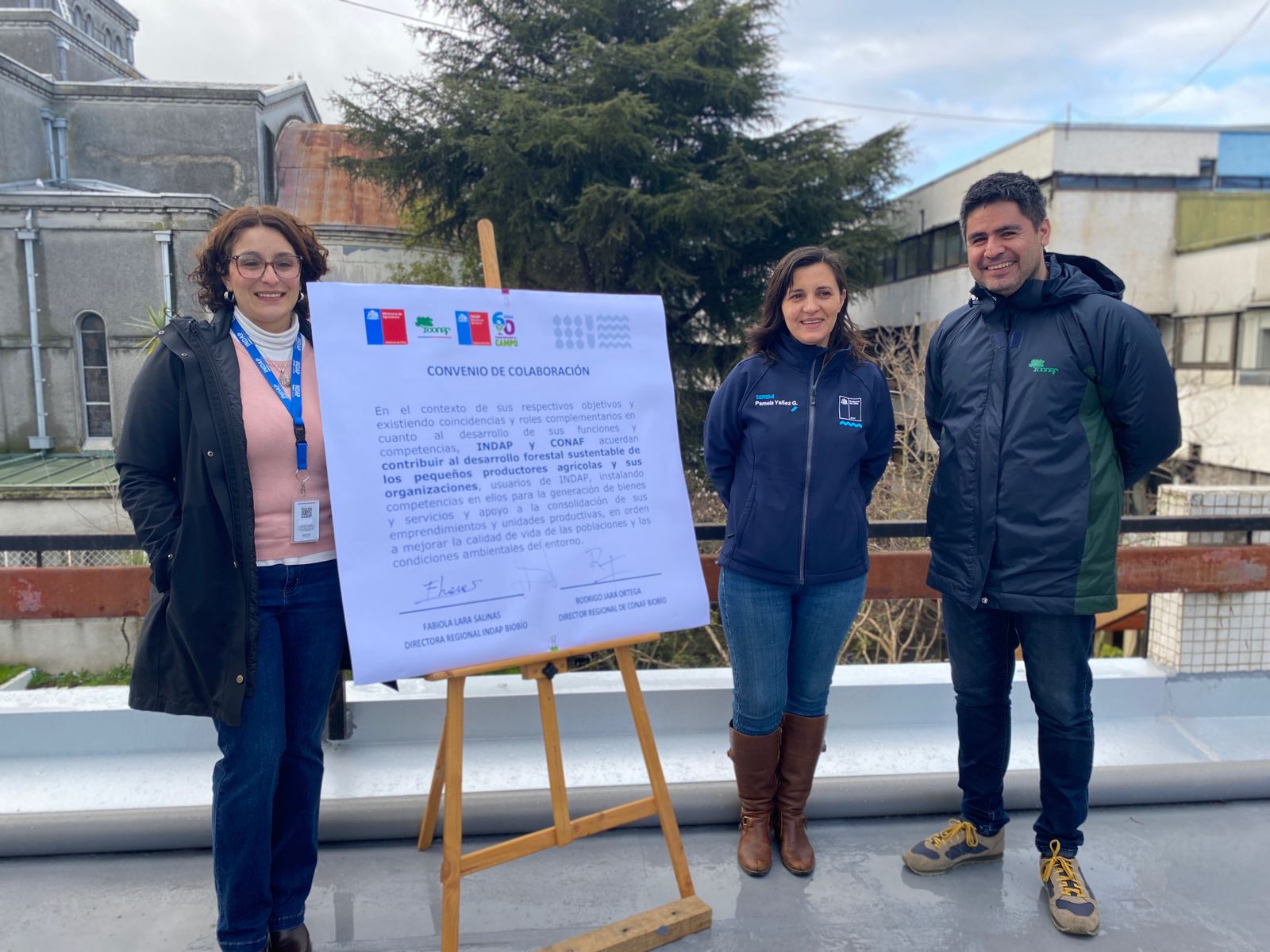 CONAF e INDAP firman convenio para fortalecer el desarrollo forestal sustentable en la región del Biobío   