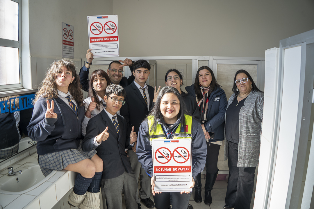 Seremi de Salud del Biobío Educa a Estudiantes tras resultados de Encuesta Mundial de Tabaquismo en Jóvenes 