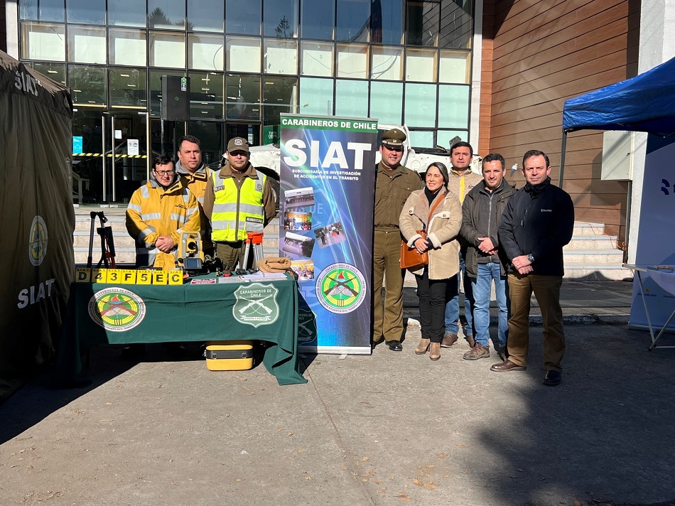 Municipalidad de Cabrero, Carabineros y Frontel hacen un llamado al autocuidado para prevenir accidentes de tránsito