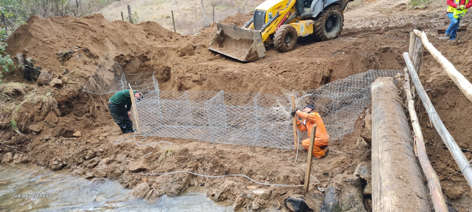 Inician trabajos en puente "La Greda", en Nacimiento 