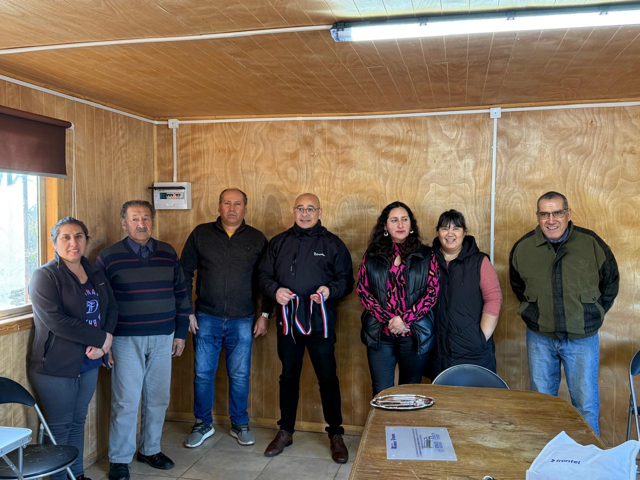 Frontel inauguró sede social junto a vecinos de sector rural de Mulchén