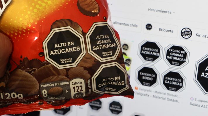 A diez años de la ley de etiquetado: Productos con sellos caen de 71% a 53%