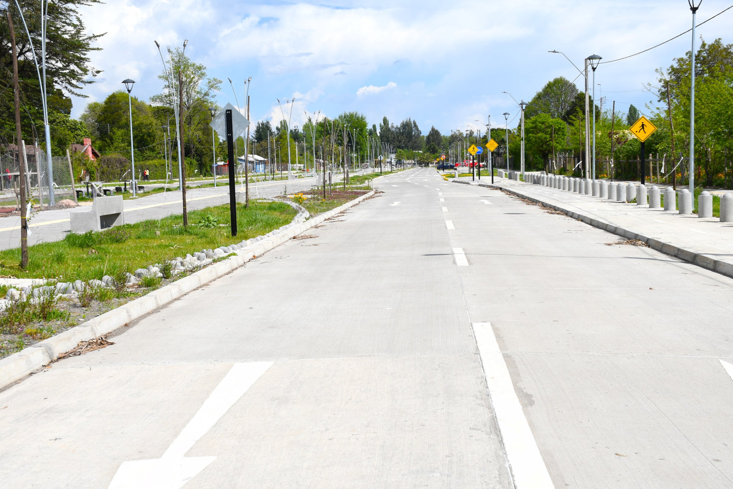 Obras de Avenida Rústico Molina en Tucapel presentan 98% de Avance
