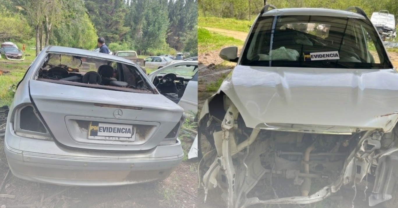 PDI de Traiguén recupera dos vehículos robados ocultos en una desarmaduría de Yumbel: hay un detenido