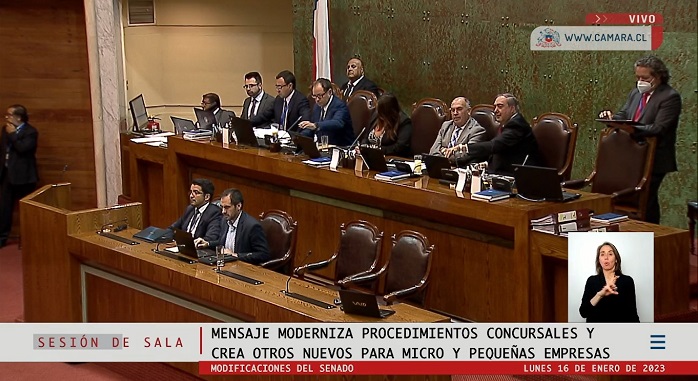 Congreso despacha a Ley la iniciativa que moderniza los procedimientos concursales de la normativa N.º 20.720