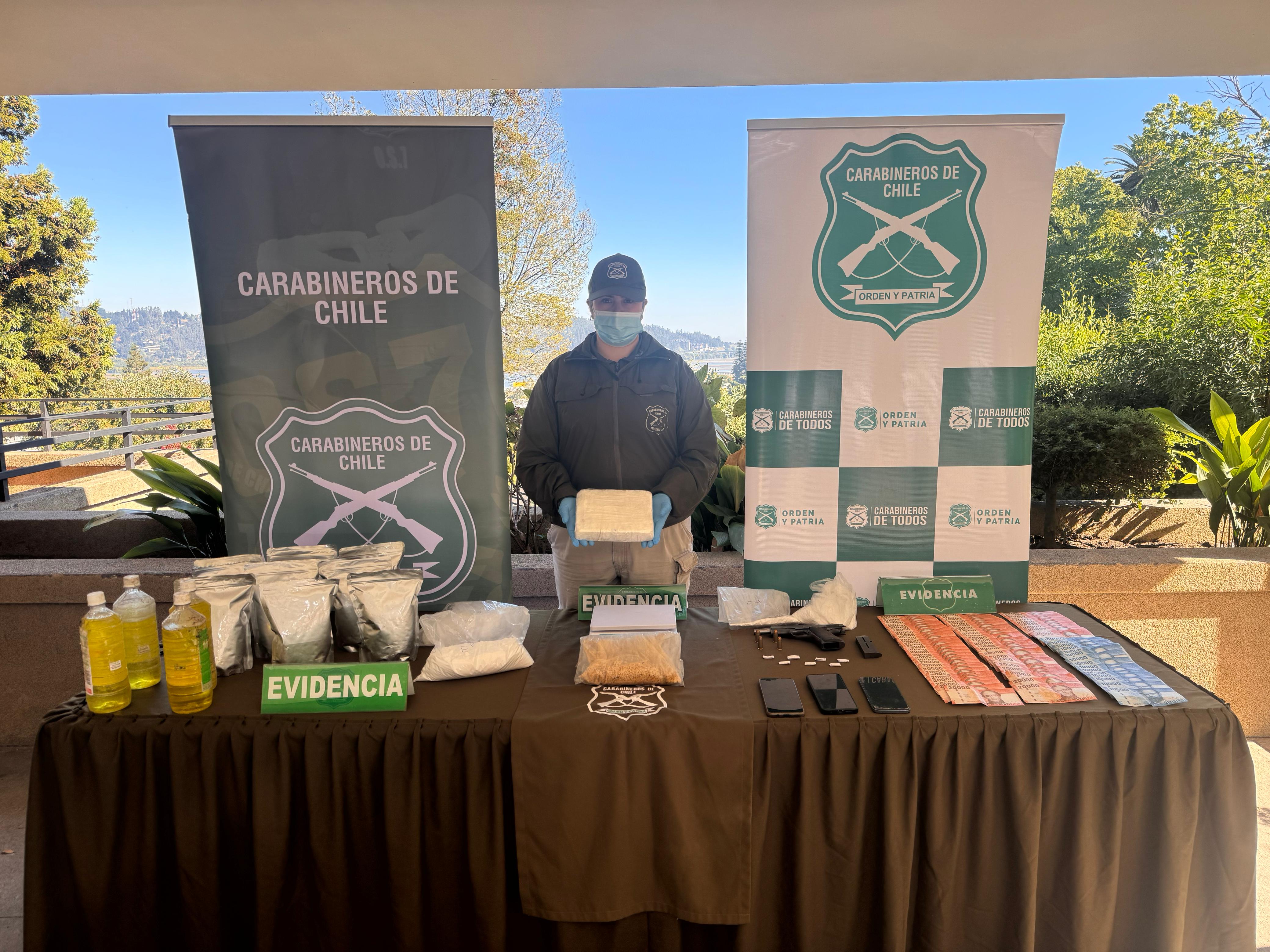 Operativo permite la detención de uno de los principales involucrados en la distribución de drogas en el Biobío  