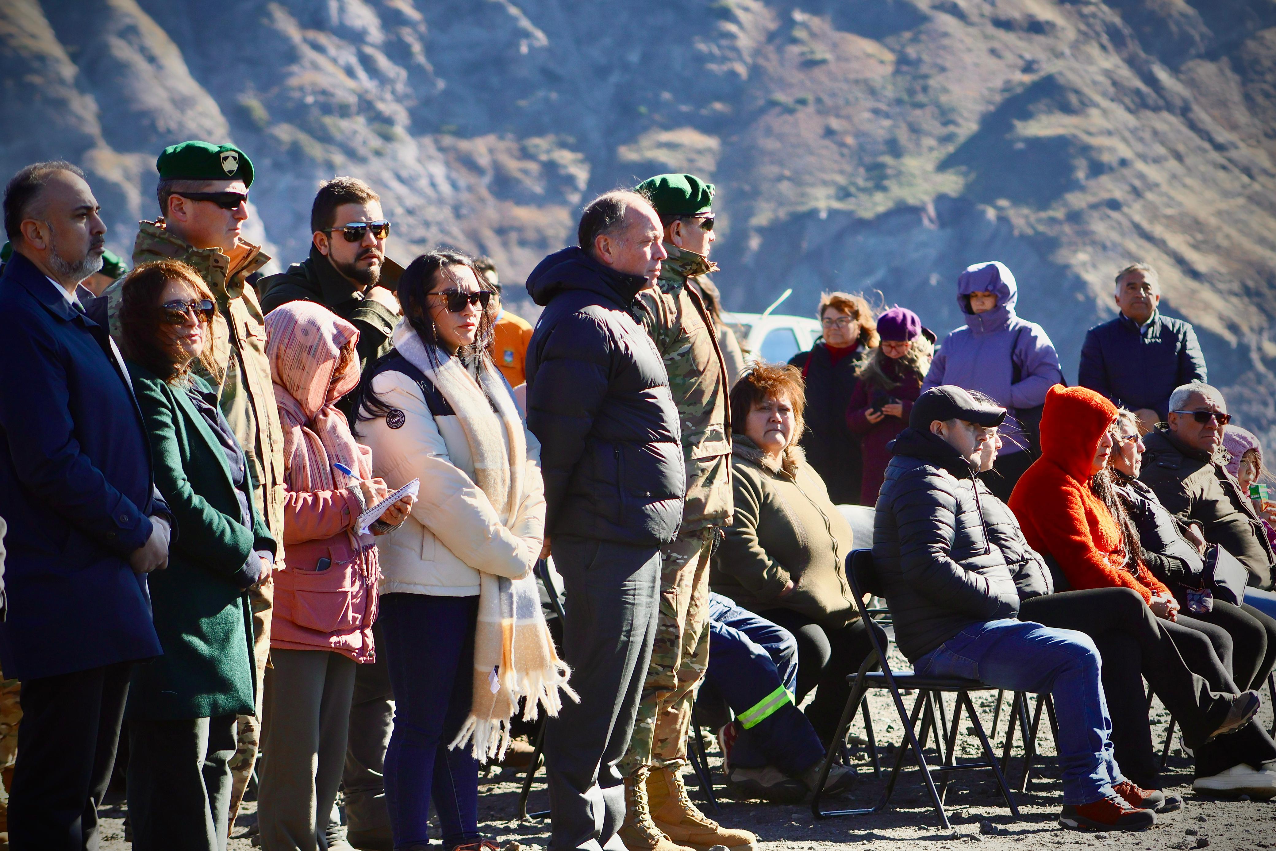 Con emotiva ceremonia en la cordillera recuerdan a víctimas de la tragedia de Antuco a 21 años del hecho 