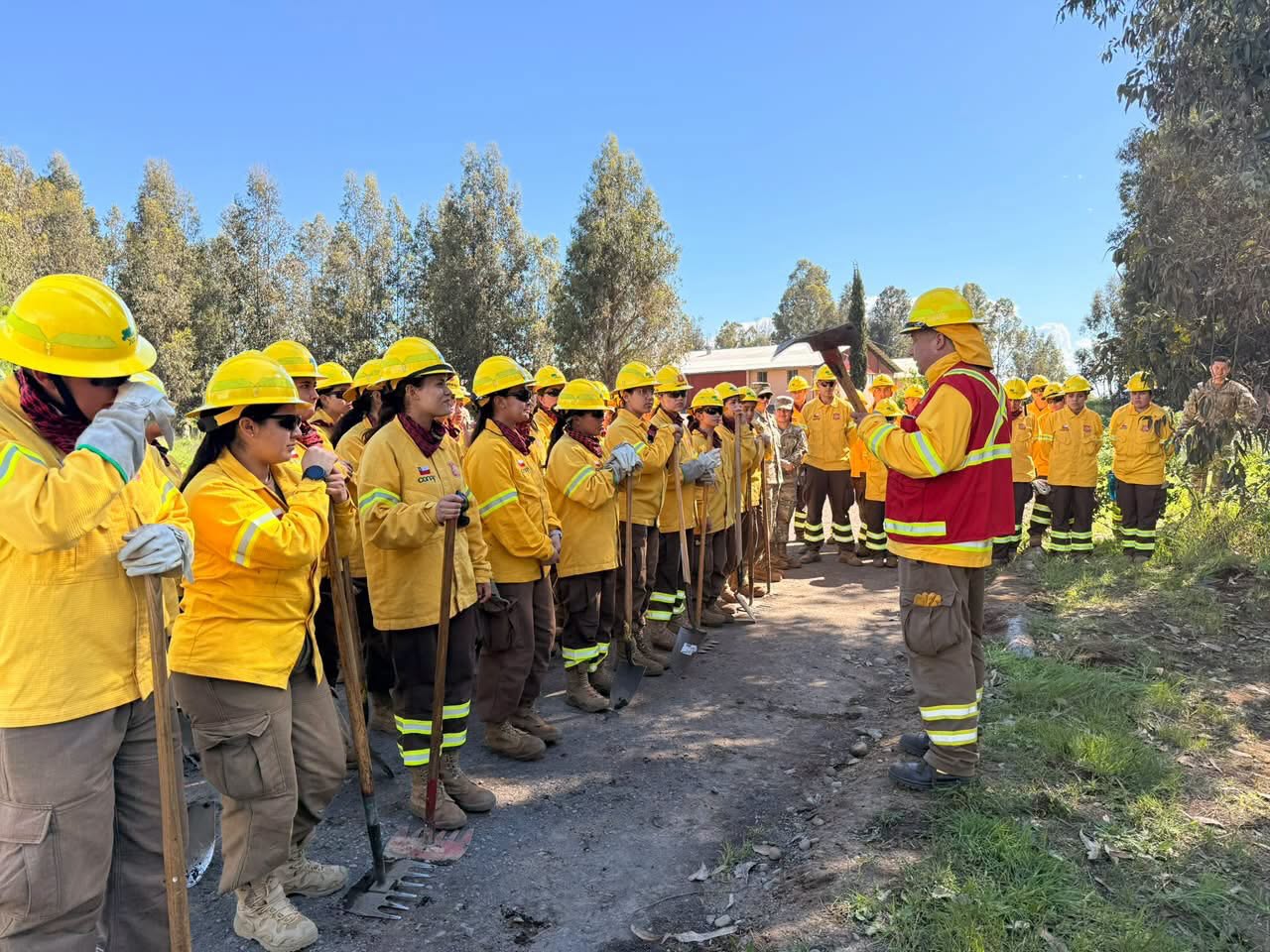 Destacamento de Montaña N.° 17 “Los Ángeles” se capacita para enfrentar la temporada de incendios forestales 2026–2027