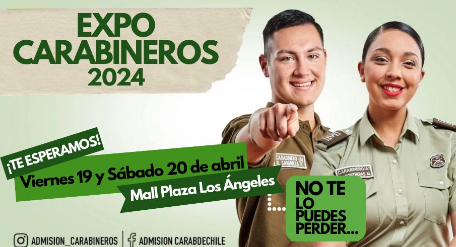 Invitan a Expo Carabineros 2024 en Los Ángeles