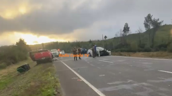 Un adulto y un menor fallecen en choque frontal registrado en la Ruta de la Madera