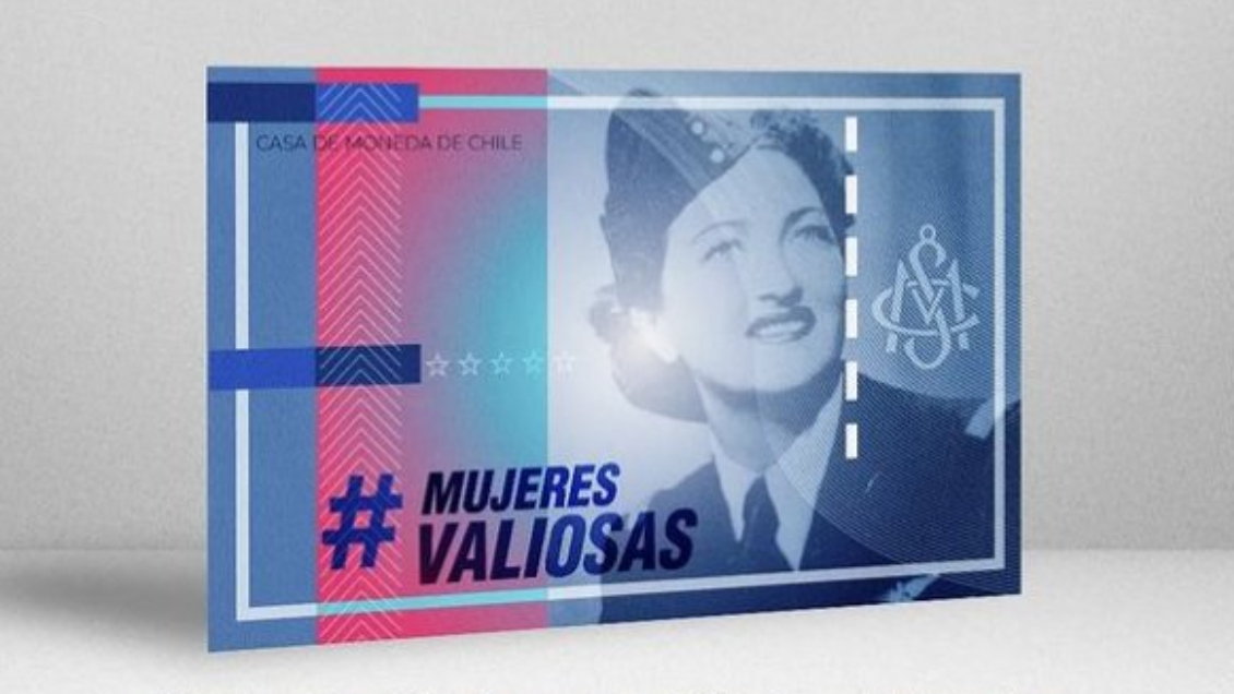 Pionera de la aviación será el rostro del impreso conmemorativo "Mujeres valiosas"