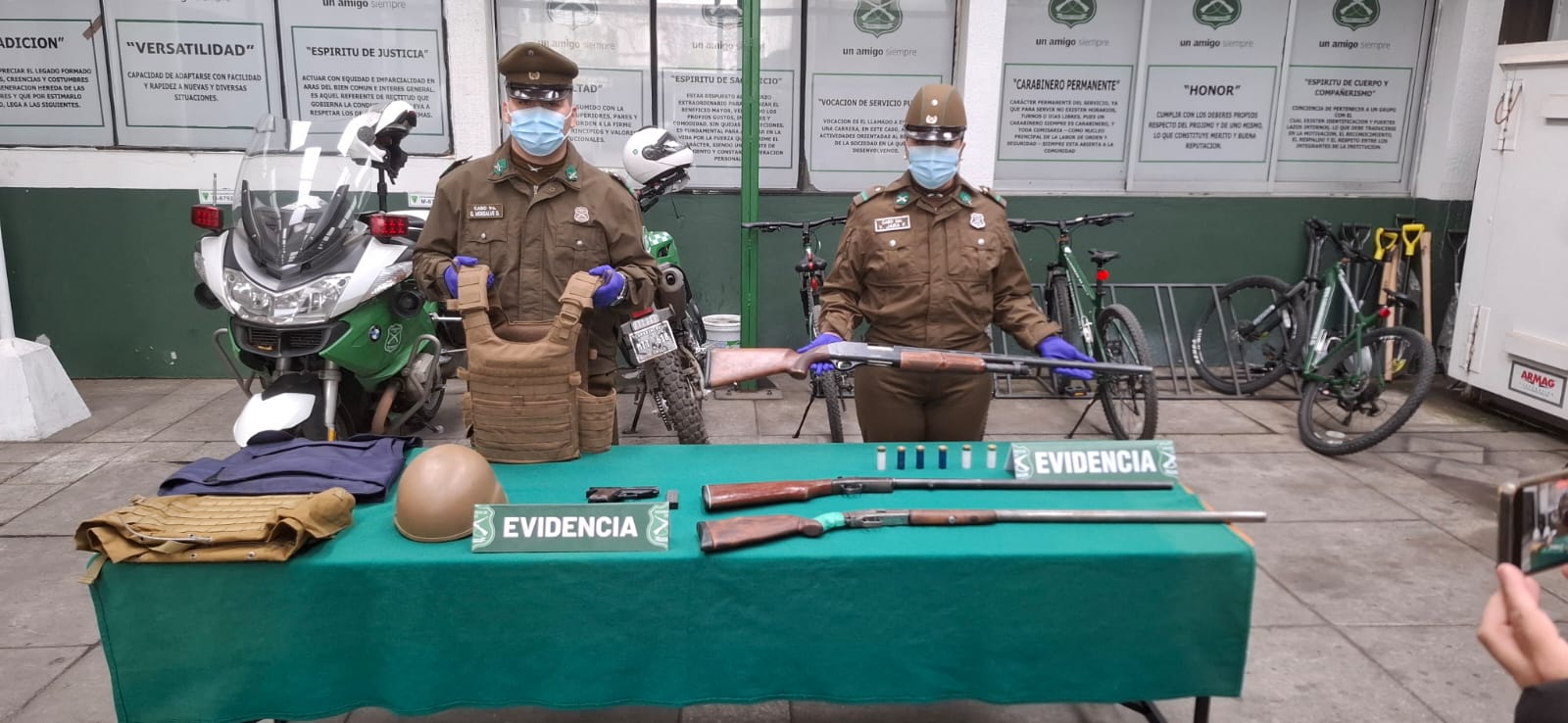 Denuncia a Carabineros permitió descubrir gran cantidad de armamento en una vivienda de Los Ángeles 