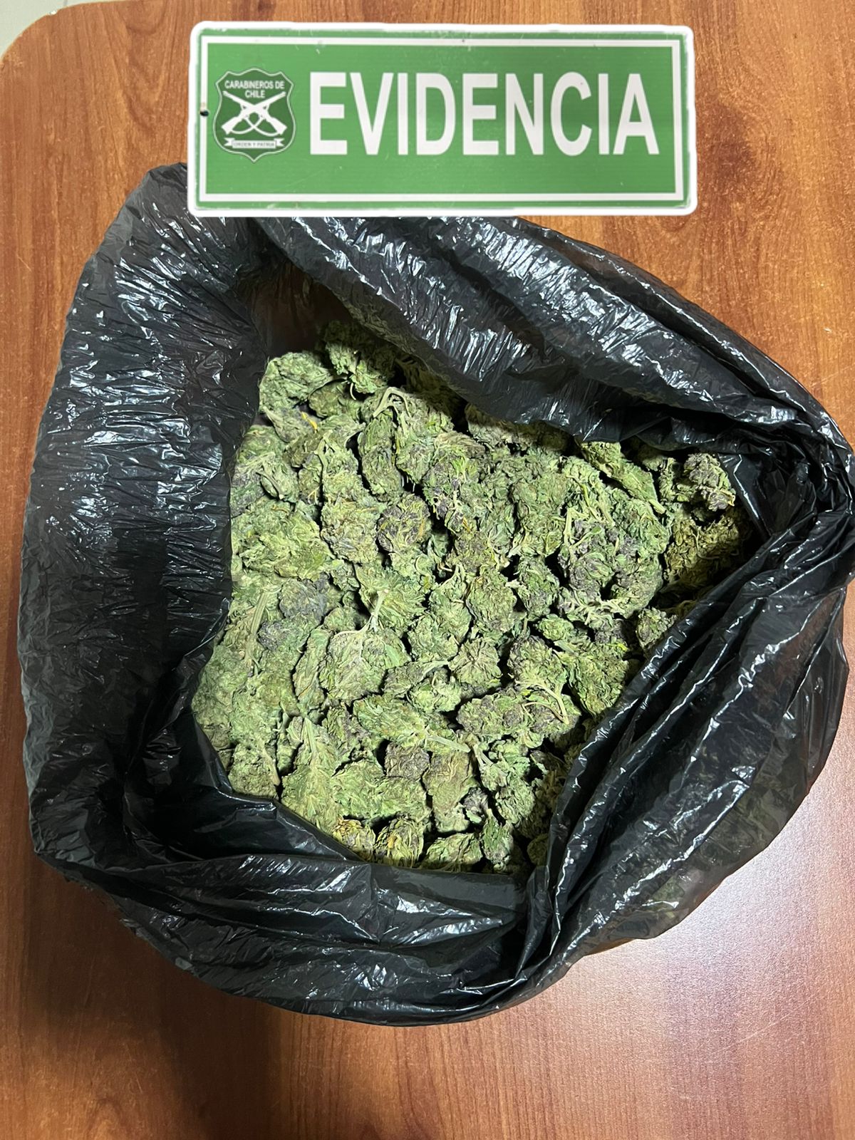 Golpe al microtráfico en Los Ángeles: Patrulla Foco de Carabineros detiene a sujeto con importante cargamento de marihuana