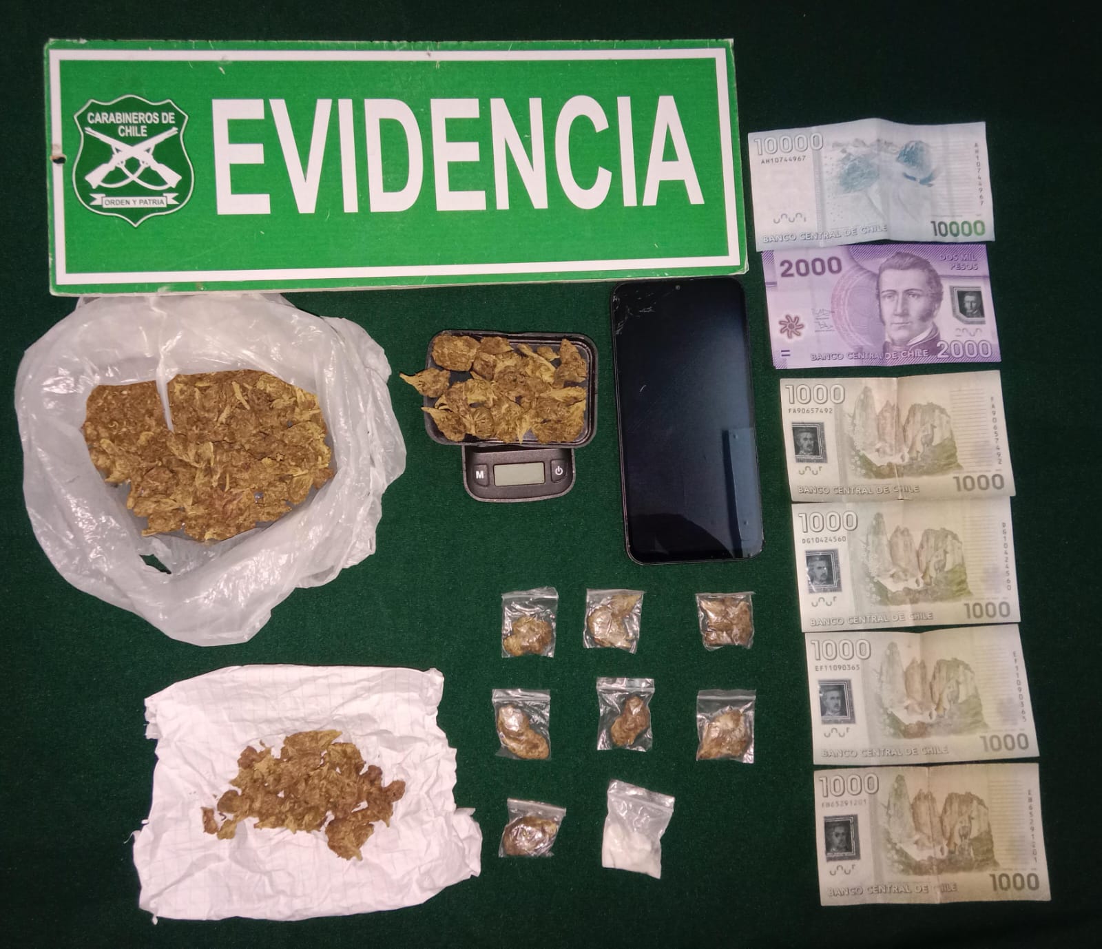 Adolescente detenido por hurto queda en libertad y horas después es sorprendido con importante cantidad de droga en Los Ángeles