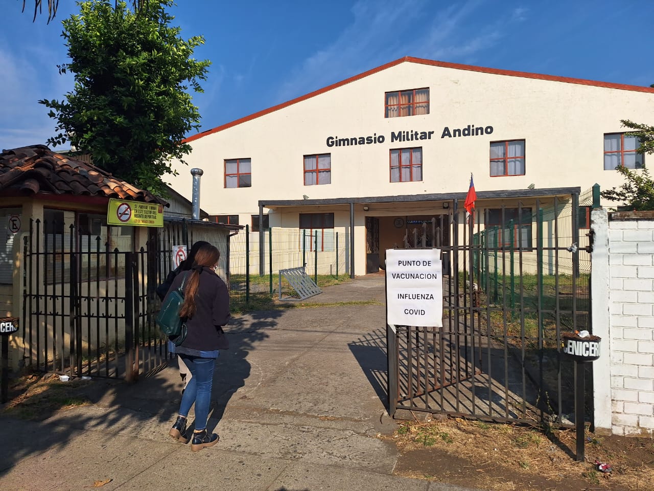 Gimnasio del Destacamento de Montaña es habilitdado cómo punto de Vacunación 