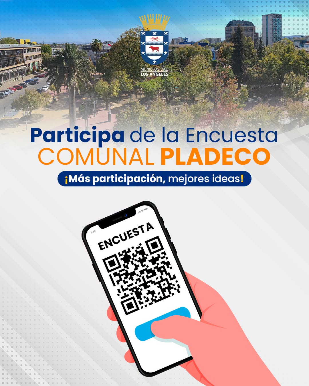¿Cómo quieres que sea Los Ángeles? La Municipalidad invita a los vecinos a construir el PLADECO 2026