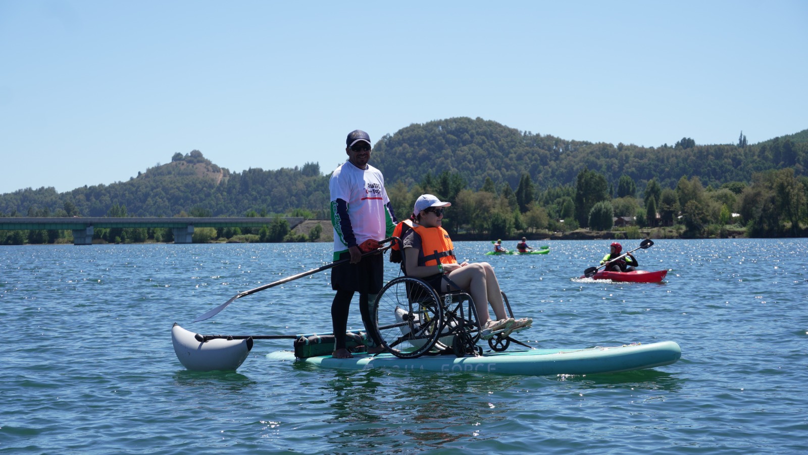 Playa Angostura fue escenario de la 1era. Rutas Para Todos, Jornada de Inclusión y Deporte