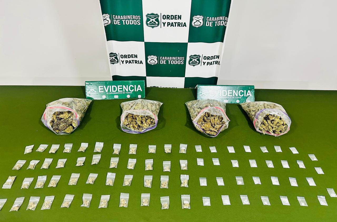 O.S.7 de Carabineros de Los Ángeles desarticula red de tráfico de drogas tras exitoso operativo