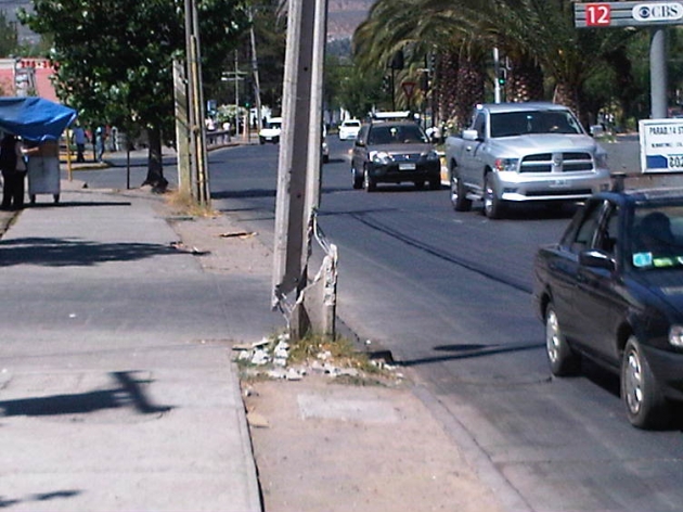 Postes chocados alcanzan nuevo récord en 2025: sólo en Biobío hubo 297.717