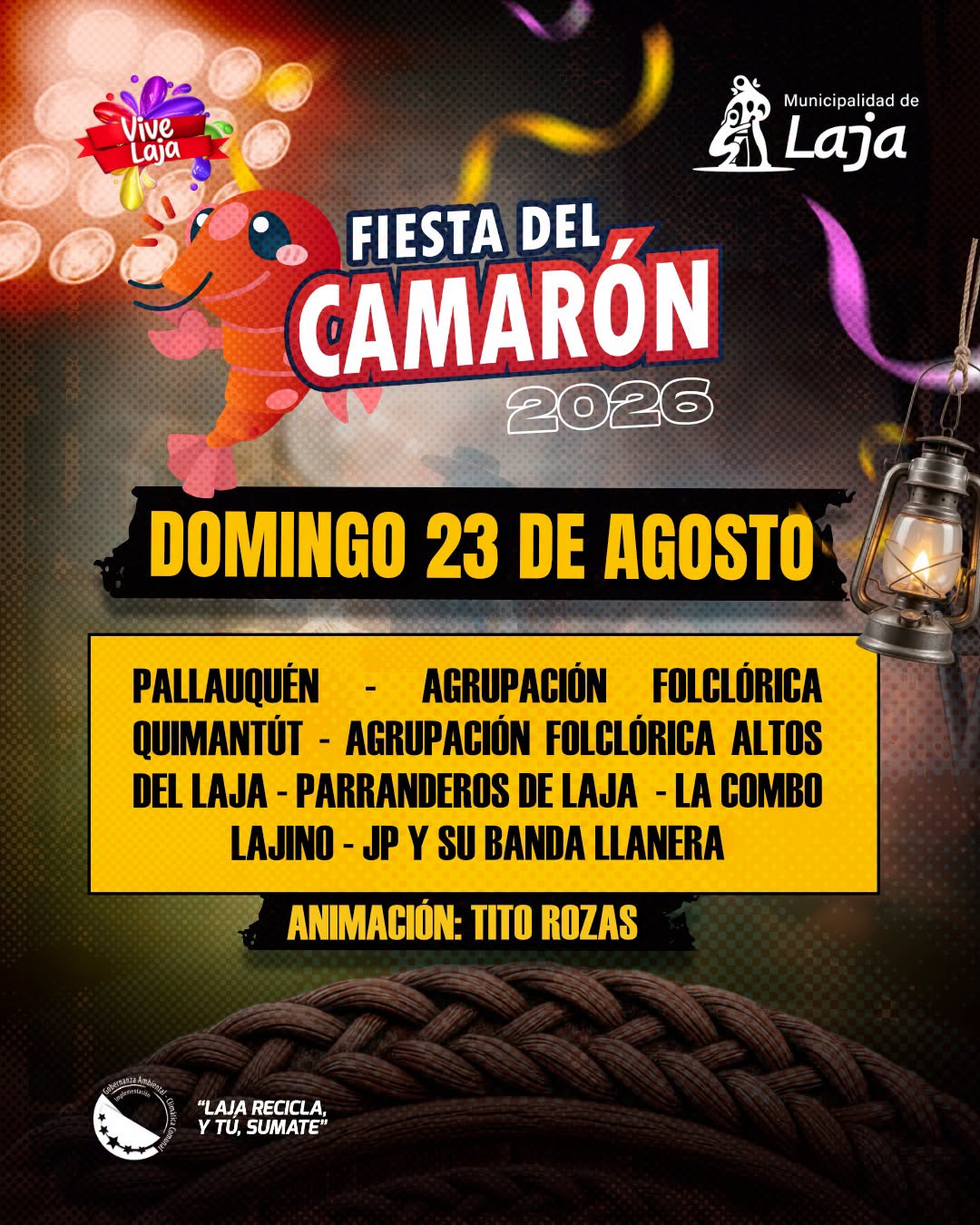 Laja celebra este fin de semana la Fiesta del Camarón con música, folclor y tradicional competencia de recolectores