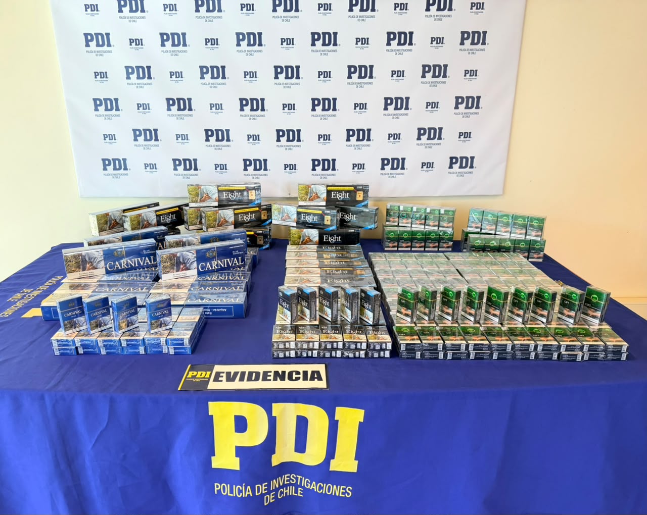 PDI detuvo a un imputado por contrabando de cigarrillos en Los Ángeles