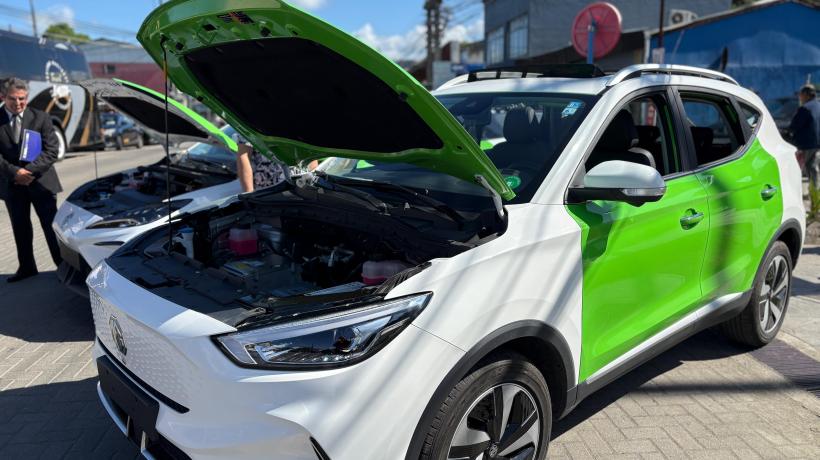 Laja incorporó sus primeros taxis eléctricos: la comuna es la primera de la provincia en modernizar su transporte público  