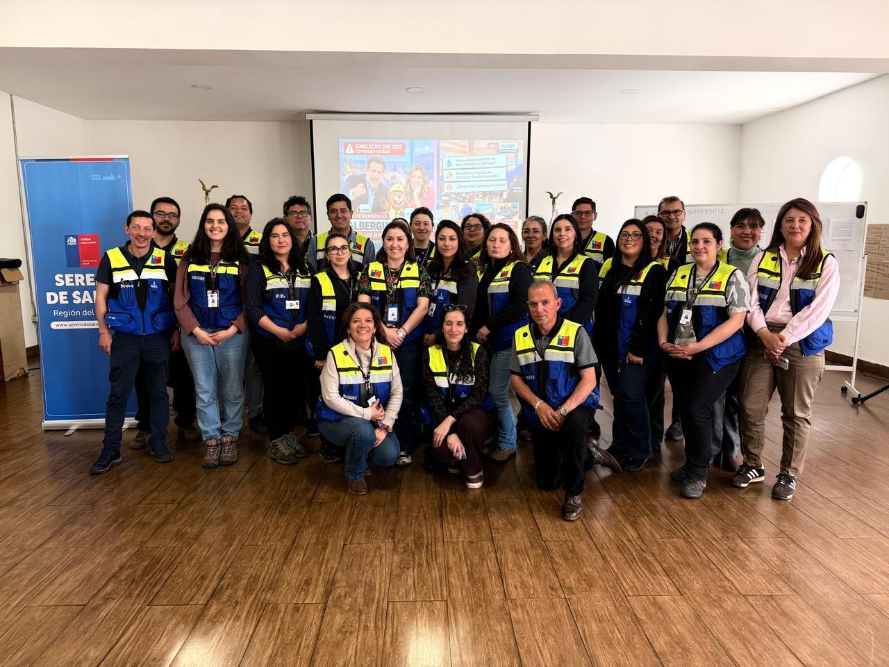 Profesionales de Autoridad Sanitaria de la Provincia de Biobío se preparan en respuesta rápida ante situaciones de emergencias y desastres