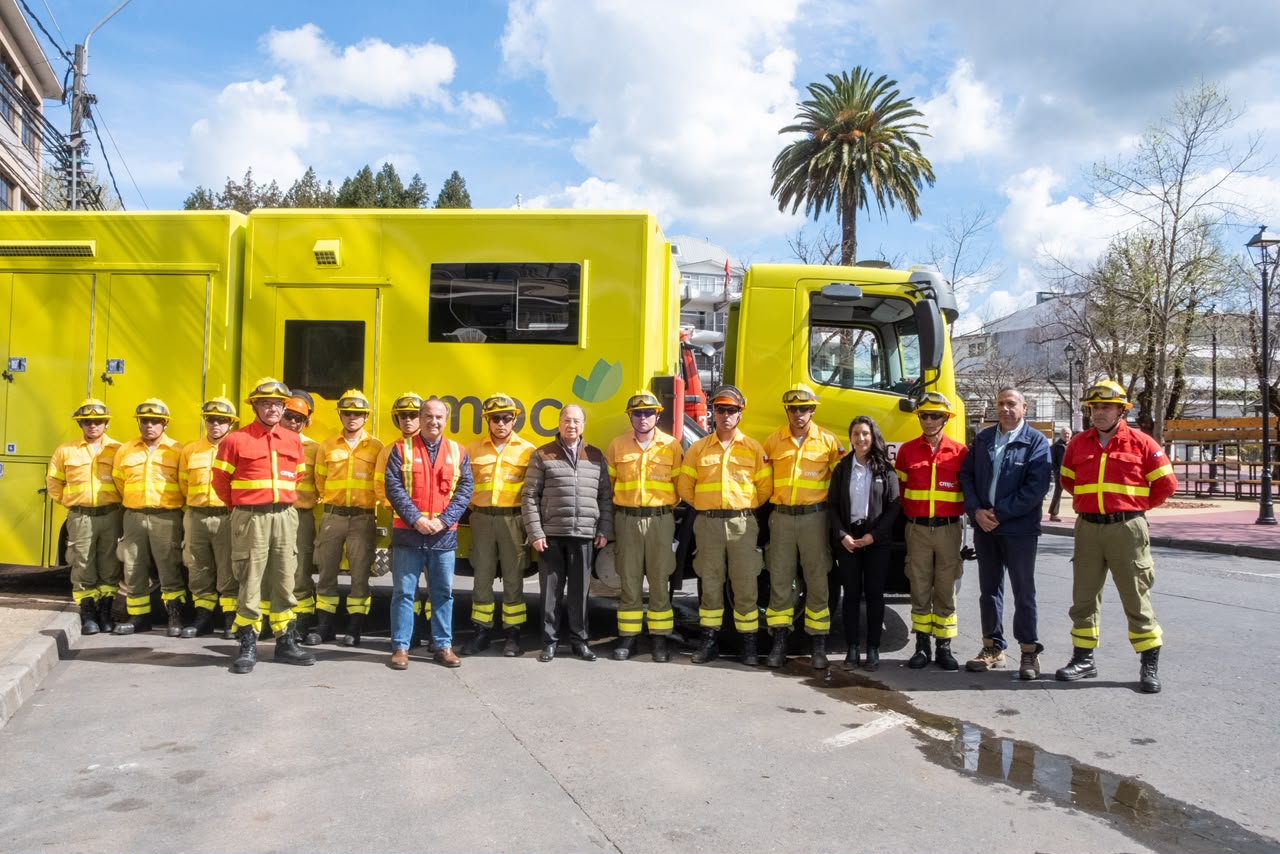 CMPC participa en lanzamiento de  temporada preventiva de incendios en Los Ángeles