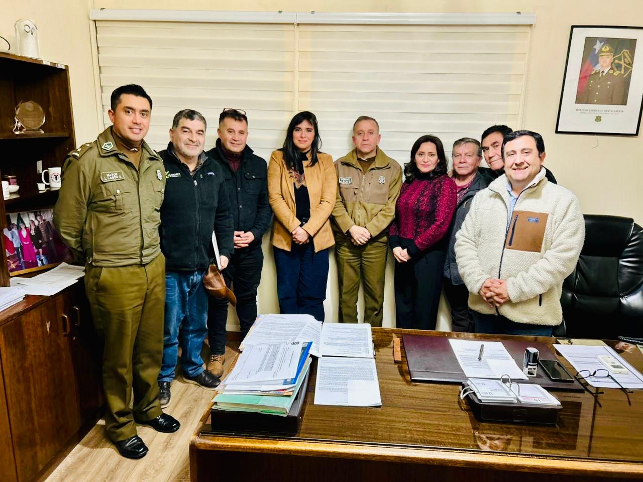Cámara de Comercio, Servicios y Turismo de Los Ángeles coordina acciones de seguridad junto al gremio del transporte colectivo y Carabineros