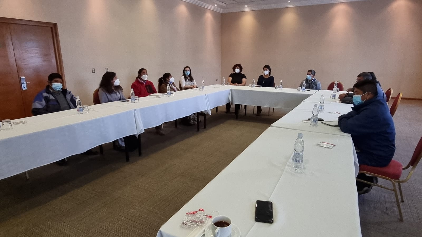 ENEL generación y líderes de comunidades Pehuenches de Alto Biobío se reunen con Delegada Provincial para revisar avances de proyectos