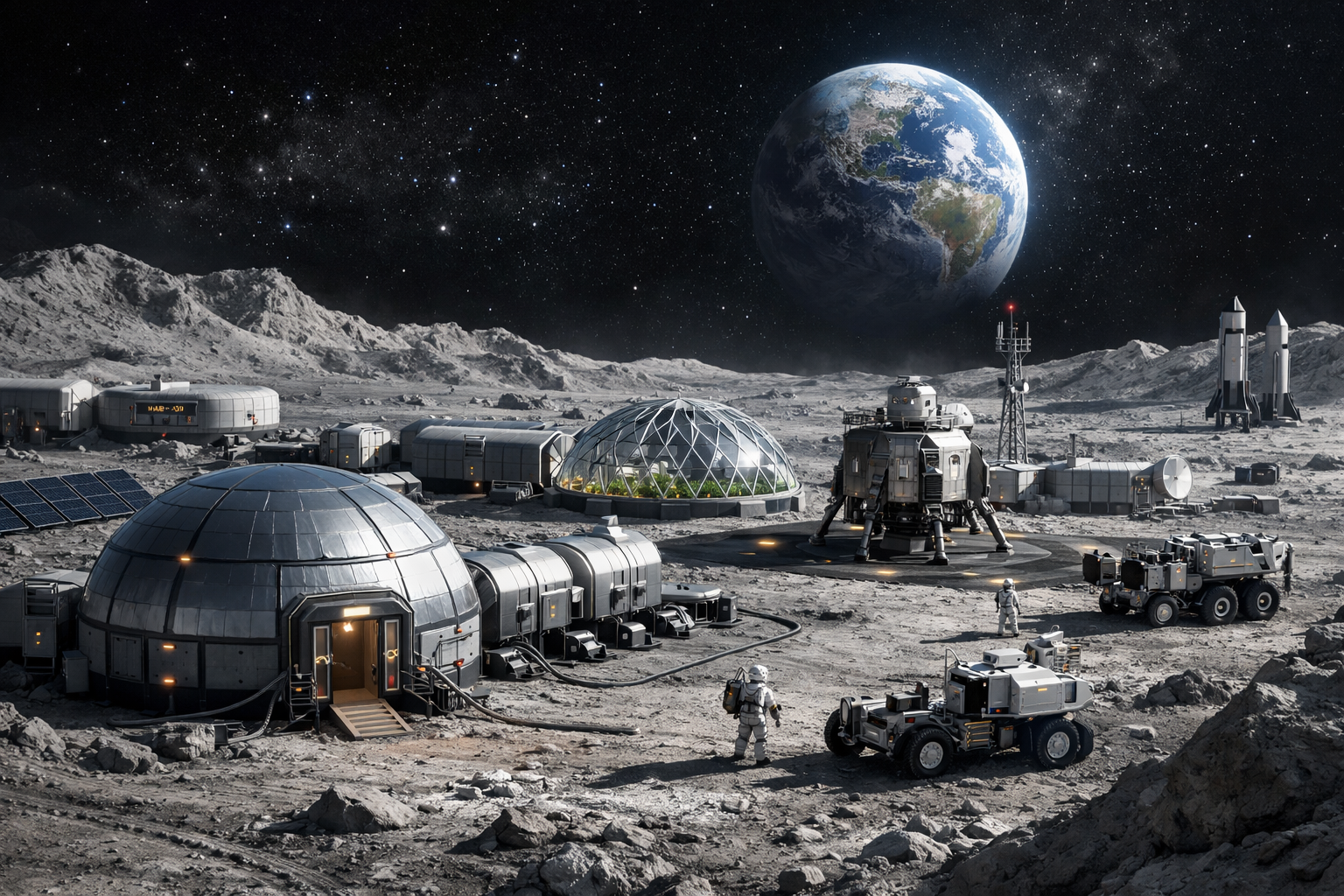 La NASA planea volver a la Luna y llevar humanos para asentar la primera base lunar